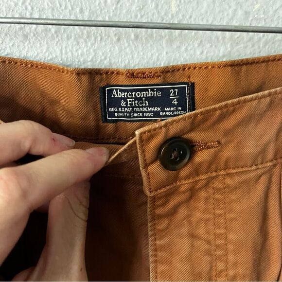 Abercrombie & Fitch Rust Straight Fit Cargo Pant - Picture 3 of 10